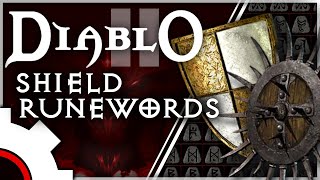 The BEST Shield Runewords you can make  Diablo 2 Resurrected Guides [upl. by Annaeirb]