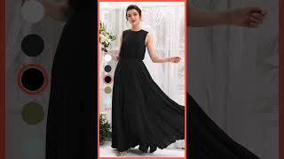 Black Chiffon Bridesmaid Dresses [upl. by Briggs]