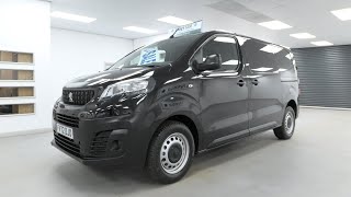 Peugeot Expert Metallic Black 1400 20 BlueHDi Professional Premium Edition  FV72 DJ0  VanStar [upl. by Notle192]