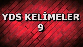 YDS Kelimeler 9 [upl. by Eilah188]