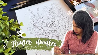 Five easy flower doodles you need to know [upl. by Burt]