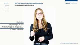 Studiendauer und Zeitbedarf im Fernstudium Psychologie  Wirtschaftspsychologie [upl. by Yung548]