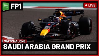 F1 Live Saudi Arabia GP Free Practice 1  Watchalong  Live Timings  Commentary [upl. by Eiramave]