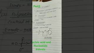 Nucleic acids and nucleotide shorts [upl. by Adnylg104]