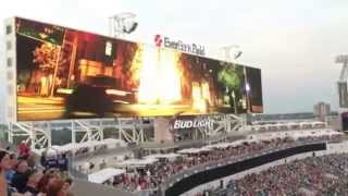 Worlds Largest Video Boards Unveiled at Everbank Field in Jacksonville [upl. by Hobbs444]