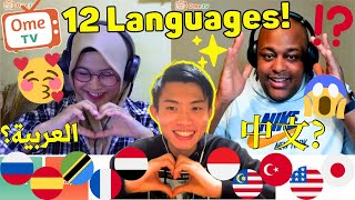 Polyglots SURPRISE Each Other in Multiple Languages on Omegle [upl. by Adnorehs2]