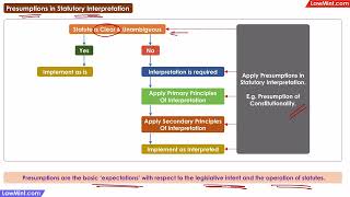 What are Presumptions in Statutory Interpretation External Aids to Interpretation of Statutes LLB [upl. by Skylar]