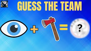 GUESS THE TEAM BY THE EMOJI😀  202324 Season Football Quiz [upl. by Yelkcub352]