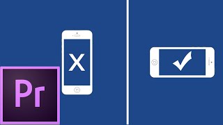 Premiere Pro  vertikales Smartphone Video horizontal machen bzw drehen [upl. by Nasya]