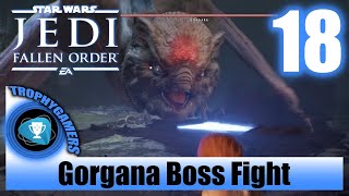 Jedi Fallen Order  Gorgana Boss Fight  Walkthrough Part 18 No Commentary [upl. by Quillon804]