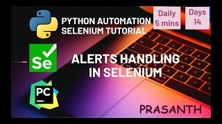 Day 14 Handle Alerts  Selenium Python Automation Tutorial python selenium alert software [upl. by Baumbaugh163]