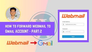 How to forward webmail to gmail outlook account  Connect webmail to outlook account [upl. by Asilak912]