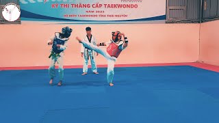 🔥 Practice real combat between two girls  VHVTAEKWONDO [upl. by Perlie]