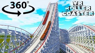 360 video  Old Style Roller Coaster VR 4K [upl. by Akfir]