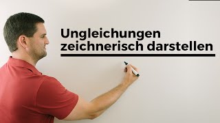 Ungleichungen zeichnerisch darstellen  Mathe by Daniel Jung [upl. by Norret]