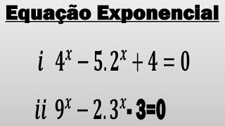 RESOLUÇÃO DE EQUAÇÕES EXPONENCIAIS [upl. by Airekat]