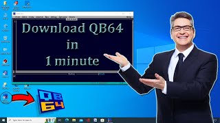 How to download Qbasicqb64 in windows 10 in English  Computer Programming Language [upl. by Nnayd]