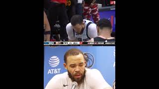 JaVale McGee talked about missing the potential gamewinning FT at the end of MavsHawks  shorts [upl. by Udell]