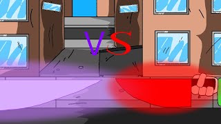 Glitchtale chara VS Xtale Chara Full fight by me [upl. by Remde]