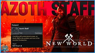 New World Lvl 1620 Gameplay Highlights amp How to get Azoth Staff Guide [upl. by Htrahddis]