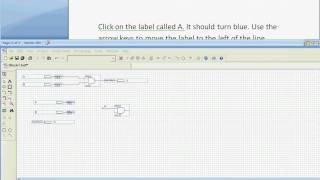 Using Labels to do Virtual Connections on a Circuit in Alteras Quartus II 90 Software [upl. by Aihsekel444]