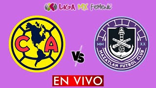 AMERICA VS MAZATLAN EN VIVO  LIGA BBVA MX FEMENIL APERTURA 2024  DONDE VER EN VIVO [upl. by Namien]