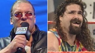 WWE Rivals How Triple H amp Mick Foley Used Each Other to Rise to the Top  AampE [upl. by Laamak]