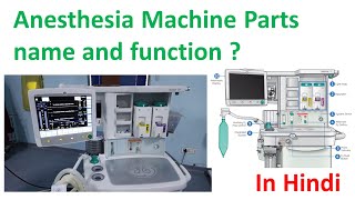 Anesthesia machine parts and function  Avance CS² [upl. by Mutat806]