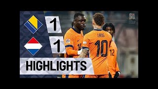 Netherlands vs Bosnia and Herzegovina 1 1 Highlights amp All Goals 2024 HD 1 [upl. by Mickie457]