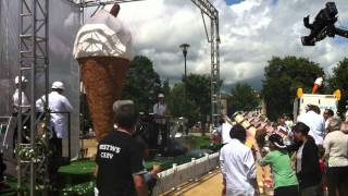 A Giant Mr Whippy for Heston Blumenthal in Gloucester [upl. by Hegarty18]