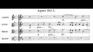 Palestrina Missa brevis  Agnus I score [upl. by Rosen]