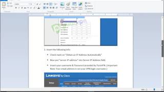 Set up PureVPN PPTP on Linksys Router [upl. by Schlessel]