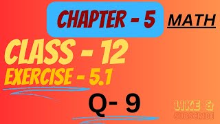 Class 12 Ex 51 Q9 Math  Continuity  Chapter 5  Q9 Ex 51 Class 12 Math  Ex 51 Q9 Class 12 Math [upl. by Aihsenot]