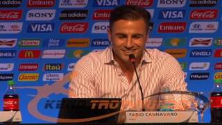 Fabio Cannavaro le tiene fe a quotla rojaquot y a Vidal [upl. by Xenia154]