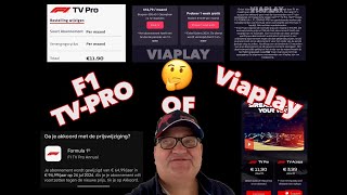 VIAPLAY of F1 TV PRO of 🤔 Wij hebben het even op een rijtje gezet [upl. by Yenaj28]