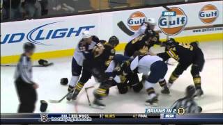 Thrashers vs Bruins Dec 23 2010  NESN feed [upl. by Naniac]