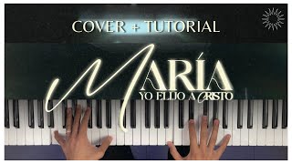 María Yo Elijo a Cristo  Piano Tutorial  World Worship [upl. by Carissa881]