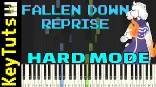 Learn to Play Fallen Down Reprise from Undertale  Hard Mode [upl. by Aernda]