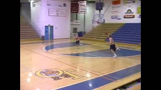 Basketball Passing Drill  3 Lane Rush [upl. by Airtina]