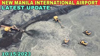 Latest update Bulacan Airport NEW MANILA INTERNATIONAL AIRPORT 10152023 update [upl. by Reffinej]