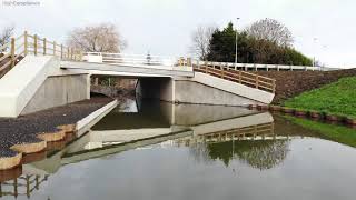 Canal at A38 Whitminster Roundabout  Montage [upl. by Naol]