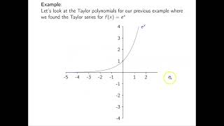 Ch 1310 Taylor Series [upl. by Selinski]