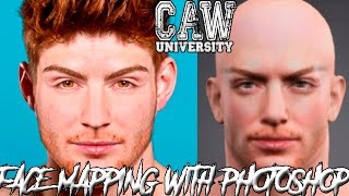 WWE 2K17  CAW University Best Face Morphing Method w Photoshop [upl. by Alfonse]