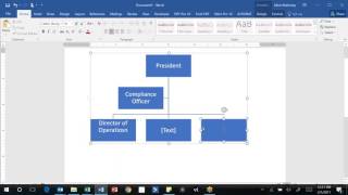 How to create an Organization Chart in MS Word [upl. by Dalohcin]