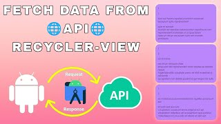 Android Kotlin How to Fetch Data From API display in RecyclerView Android Studio  Techno Sp [upl. by Norred]