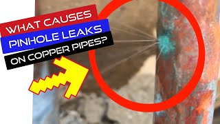 Copper Pinhole leak How to Fix  How to solder copper pipe for beginners [upl. by Jake]