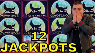 12 HANDPAY JACKPOTS On High Limit Slots  Las Vegas 2023 [upl. by Ambrosine]