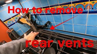 Removing rear vent on Samsung Range smart gas stove [upl. by Sucramel]