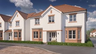 Miller Homes  Ferrygate Meadow North Berwick East Lothian CGI Development Tour [upl. by Nalda]