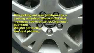 Remove locking wheel nuts Removal all of Southern UK [upl. by Atekal]